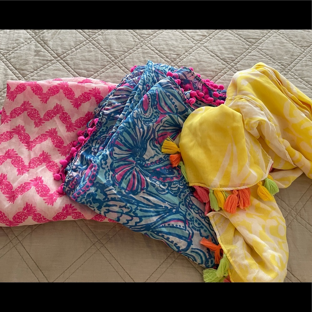 Lilly Pulitzer Target- 3 scarf bundle